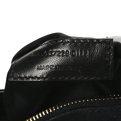 Saint Laurent Smooth Calfskin Le 5 A 7 Hobo Black 7 of 9