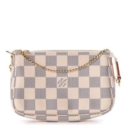 Louis Vuitton Damier Azur Mini Pochette Accessories 1 of 8