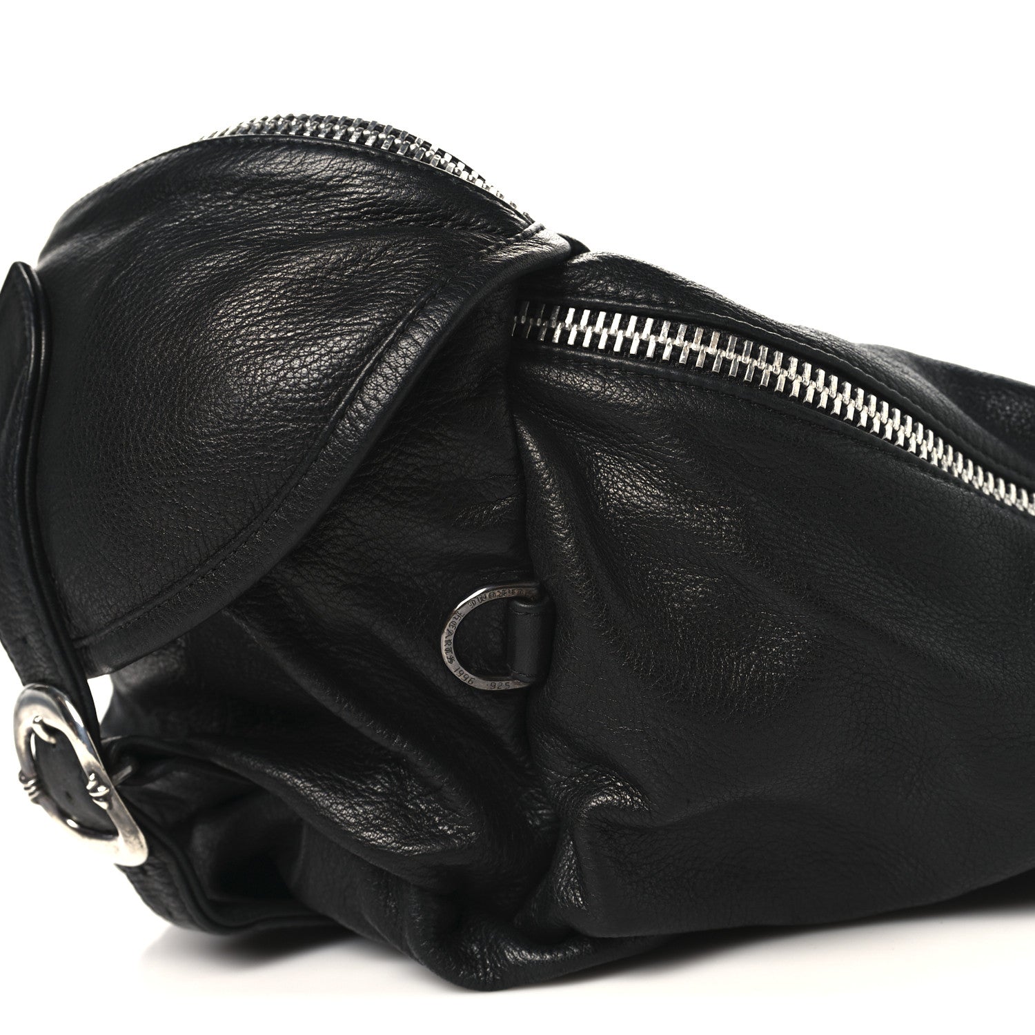 Chrome Hearts Grained Calfskin Snat Pack Gunslinger Waist Bag Black 10 of 13