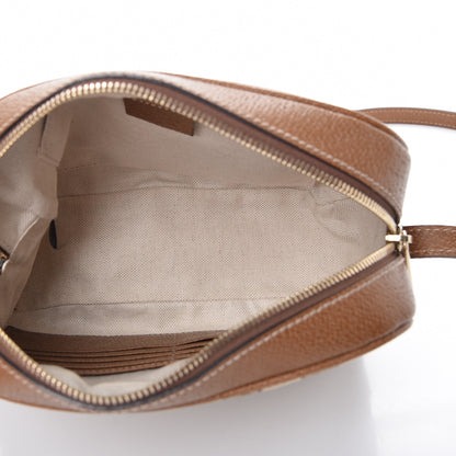 Gucci Monogram Mini Bree Messenger Bag Beige Tabacco 5 of 7