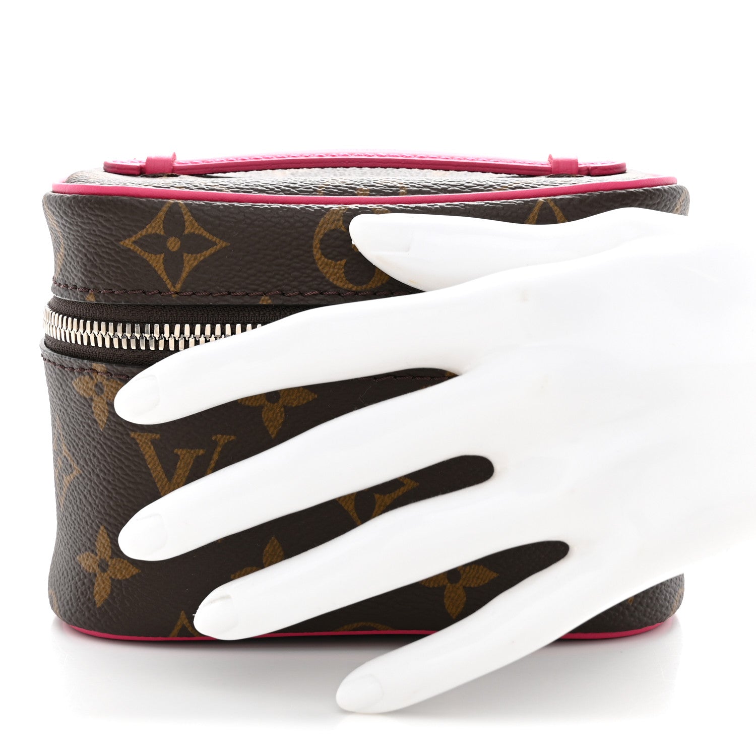 Louis Vuitton Monogram Macassar Nice Nano Rose Pondichery 2 of 7