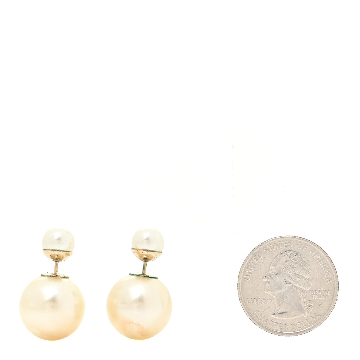Christian Dior Pearl Mise En Dior Tribal Earrings 2 of 7