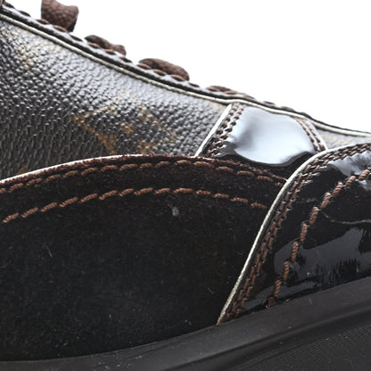 Louis Vuitton Suede Patent Monogram Speeding Sneakers 36.5 14 of 14