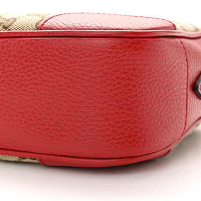 Gucci Monogram Mini Bree Messenger Bag Red 10 of 11