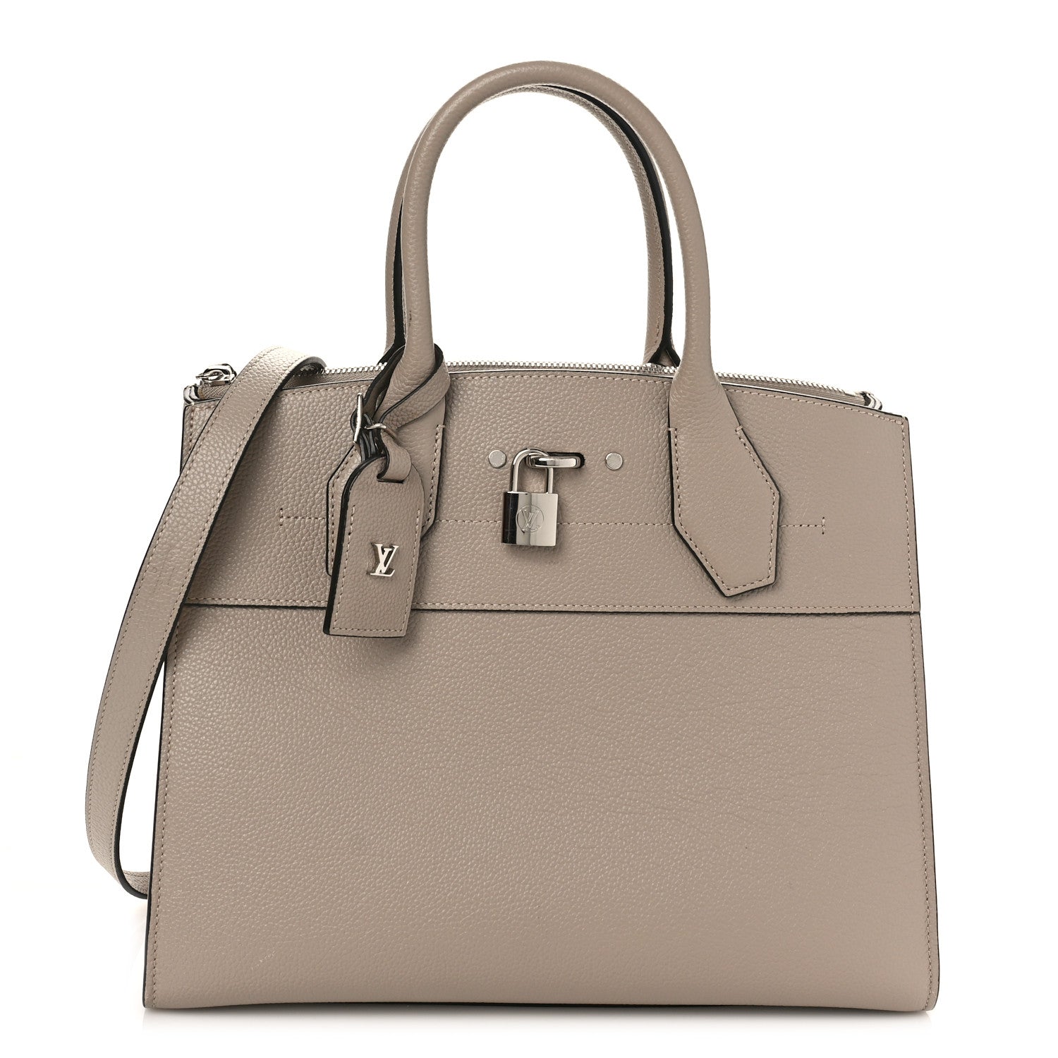Louis Vuitton Taurillon City Steamer MM Galet 1 of 9