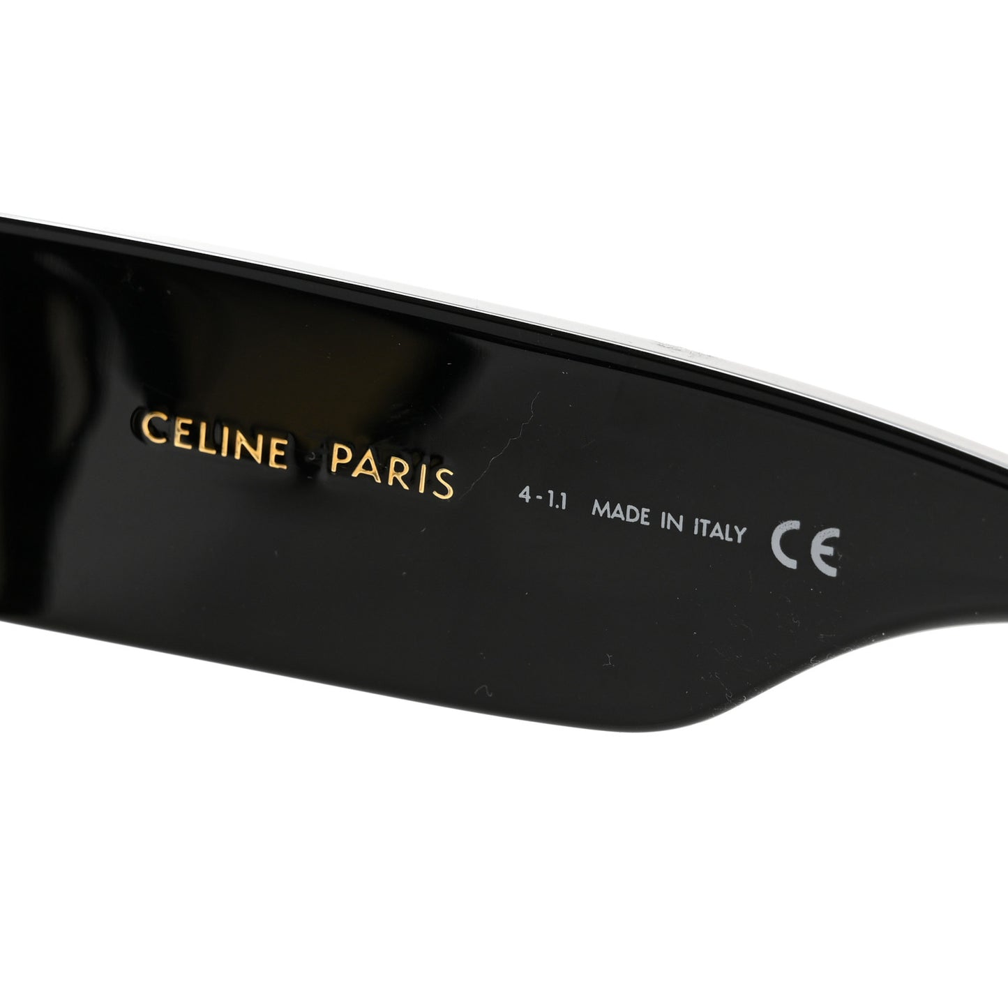 Acetate Rectangular Sunglasses CL4056IN Black