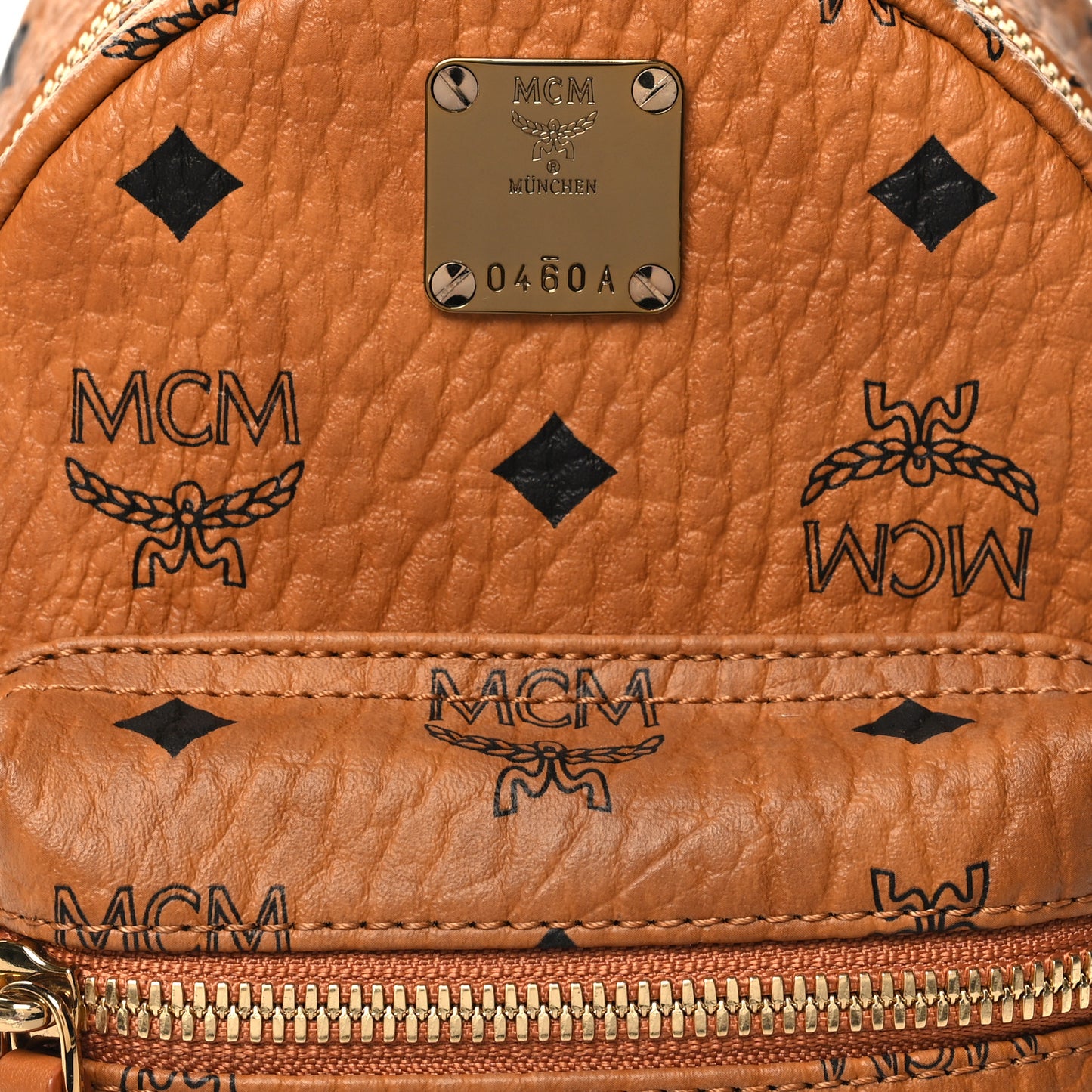 Visetos Side Stud X-Mini Stark Backpack Cognac
