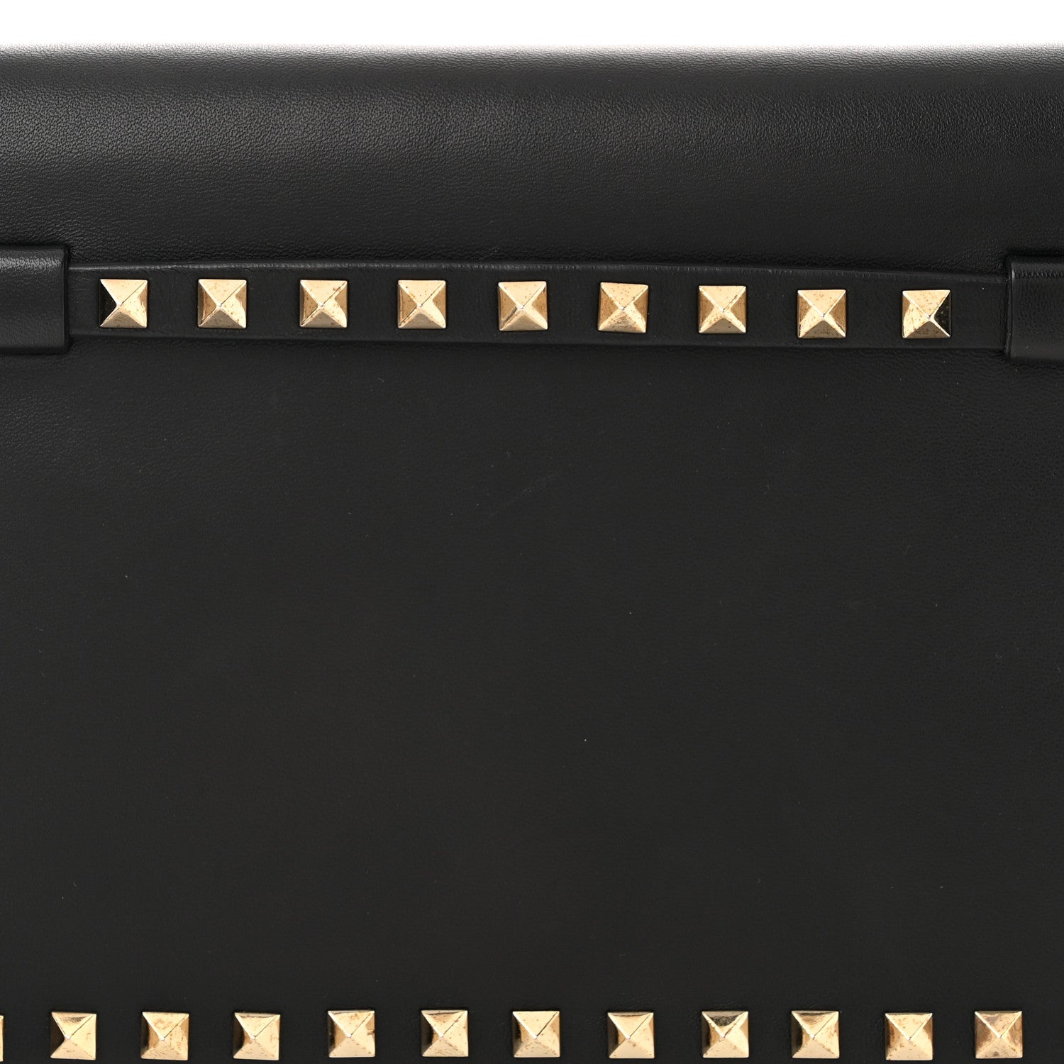 Valentino Garavani Nappa Rockstud Wristlet Clutch Black 7 of 9