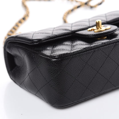 Chanel Caviar Quilted Mini Rectangular Flap Black 8 of 9