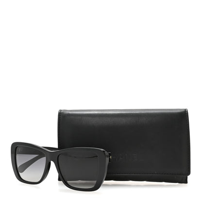Chanel Acetate Polarized Butterfly Sunglasses 71548A Black 8 of 8