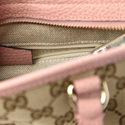 Gucci Monogram Small Bree Tote Beige Soft Pink 9 of 12