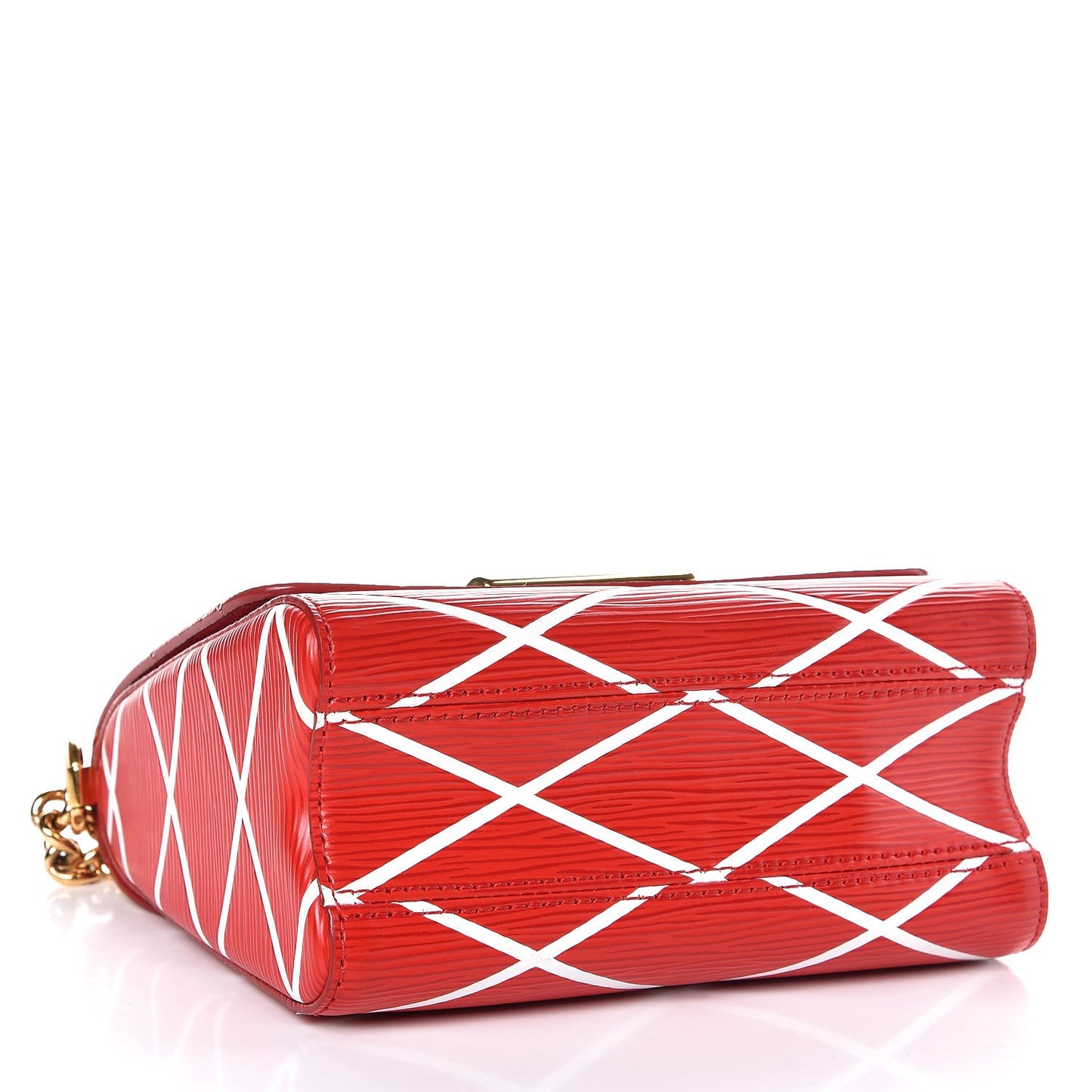 Epi Malletage Twist Shoulder Bag PM Rouge