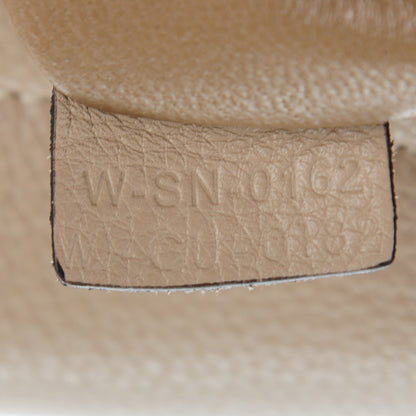 Celine Drummed Calfskin Suede Medium Trapeze Dune 7 of 8
