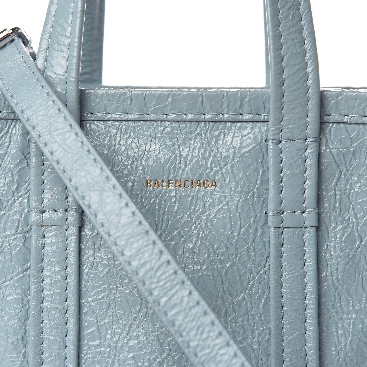 Agneau Arena XXS Bazar Shopper Tote Bleu Gris