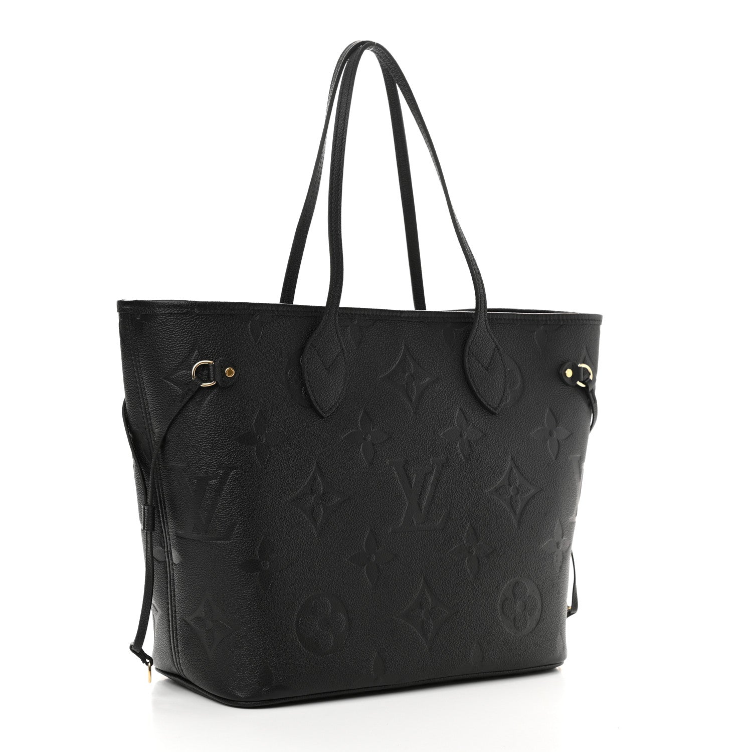 Louis Vuitton Empreinte Monogram Giant Neverfull MM Black 4 of 12
