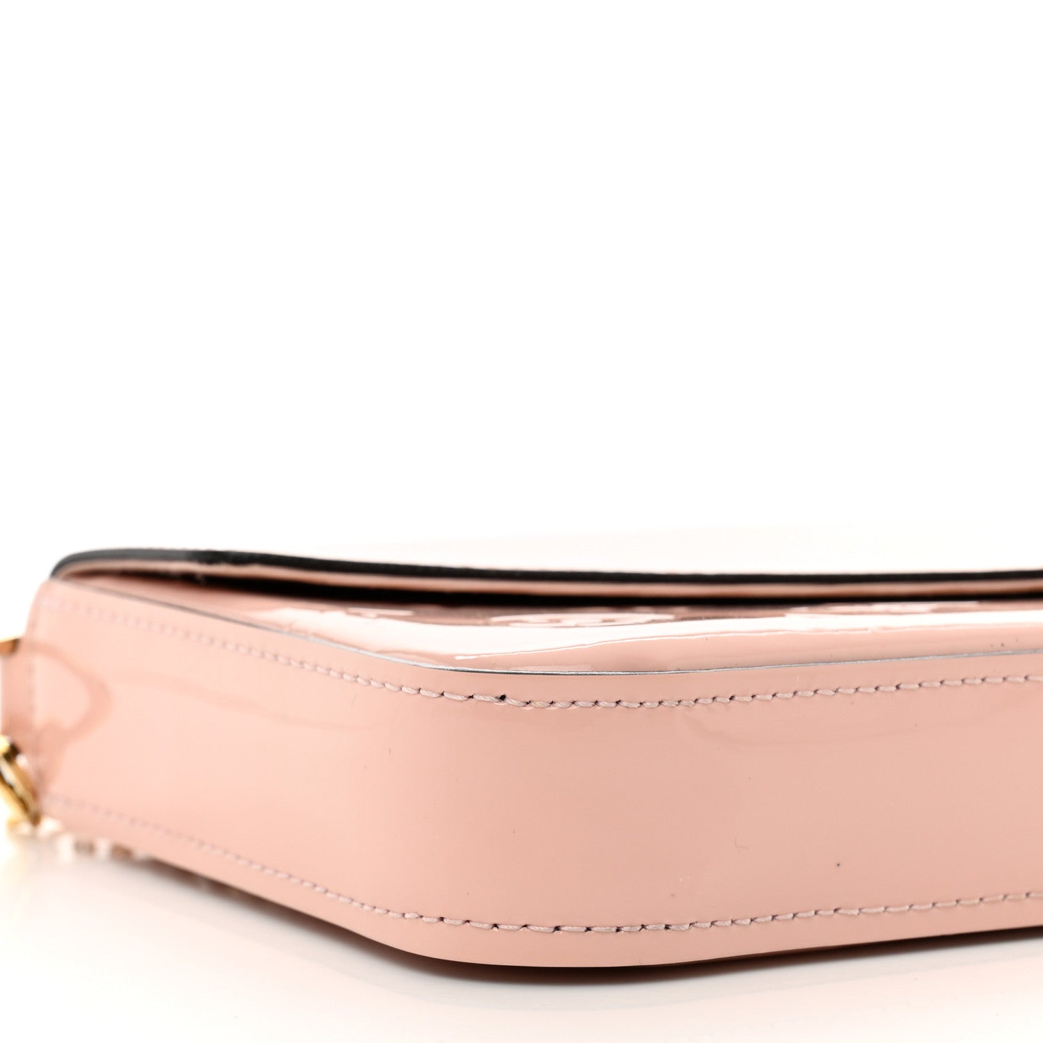 Louis Vuitton Vernis Felicie Chain Wallet Rose Ballerine 9 of 11