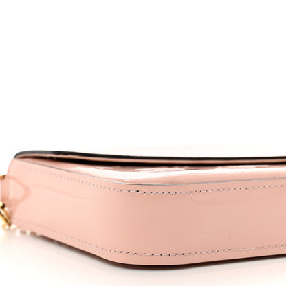 Louis Vuitton Vernis Felicie Chain Wallet Rose Ballerine 9 of 11