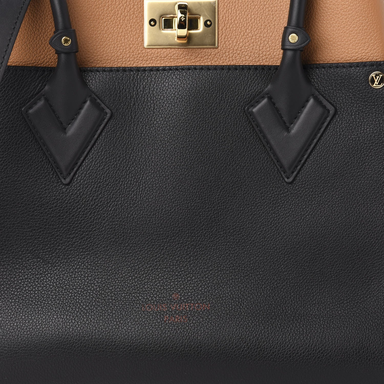 Louis Vuitton Calfskin Monogram On My Side Black 10 of 10