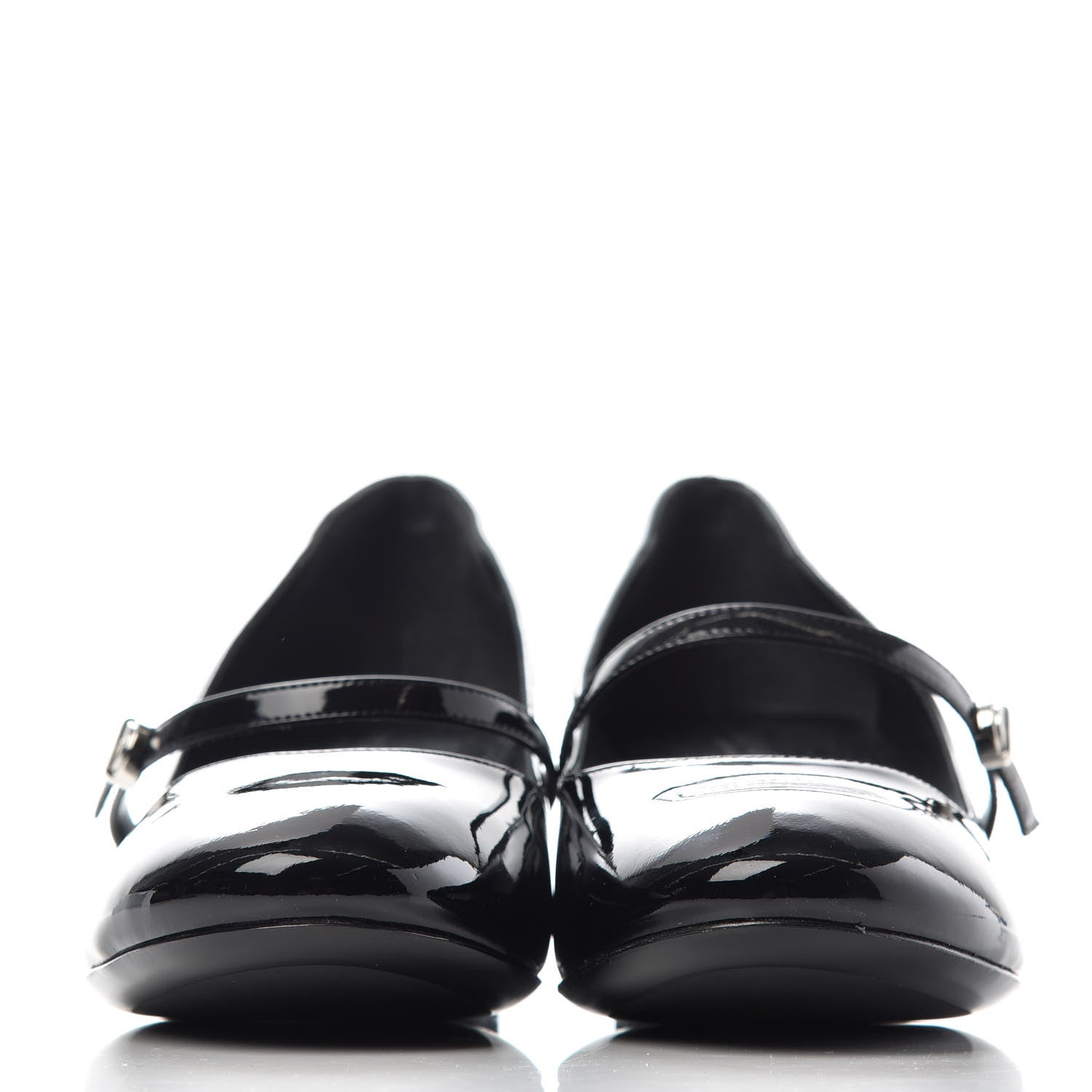 Louis Vuitton Patent Uniformes Silhouette 40mm Pumps 38.5 Black 2 of 10