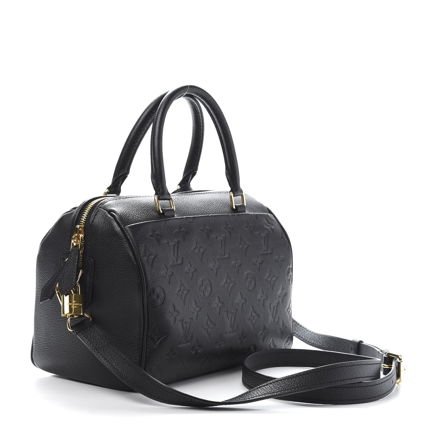 Louis Vuitton Empreinte Speedy Bandouliere 25 NM Black 3 of 11