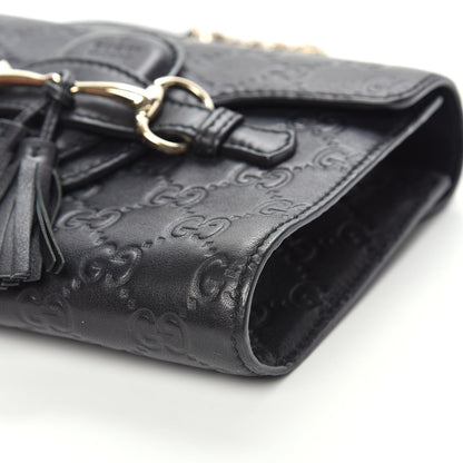 Gucci Guccissima Mini Emily Shoulder Bag Black 11 of 13
