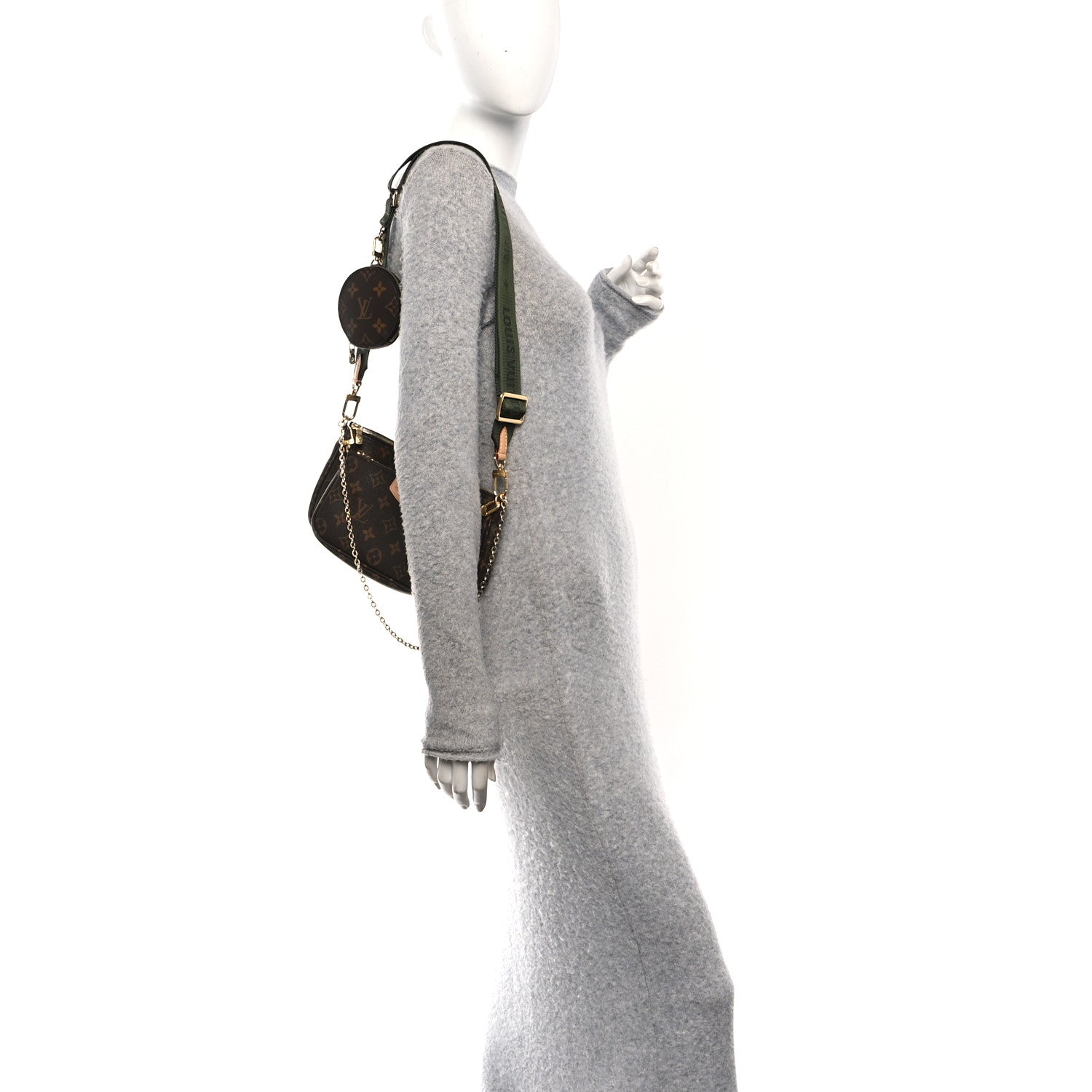 Louis Vuitton Monogram Multi Pochette Accessories Kaki 2 of 11
