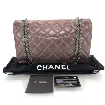 Chanel Calfskin 2.55 Reissue 227 Flap Rose Fonce 3 of 8