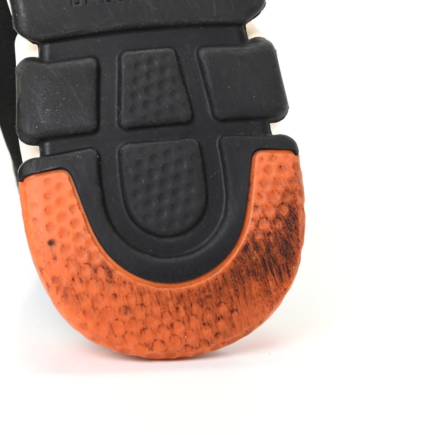 Neoprene Knit Womens Speed Sneakers 38 Black Orange