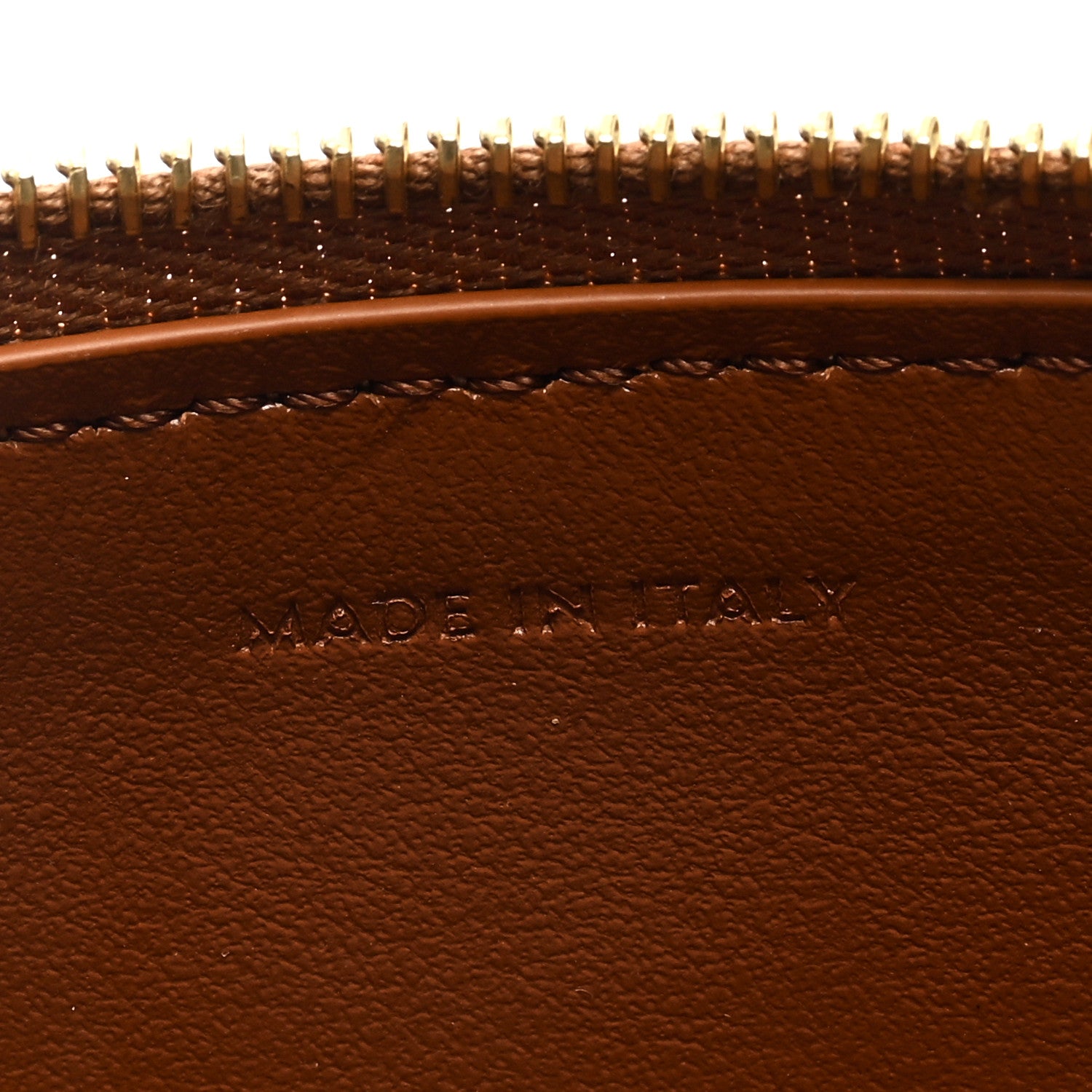 Celine Smooth Calfskin Cuir Triomphe Coin and Card Pouch With Hook Tan 6 of 6