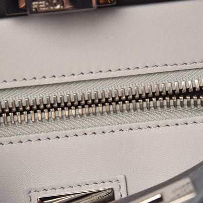 Fendi Vitello Seta Shiny Nappa Medium Peekaboo Iconic Satchel Alga Rosa Doll 10 of 16