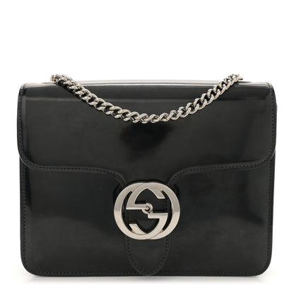 Gucci Shade Lux Calfskin Small Interlocking G Shoulder Bag Black 1 of 16