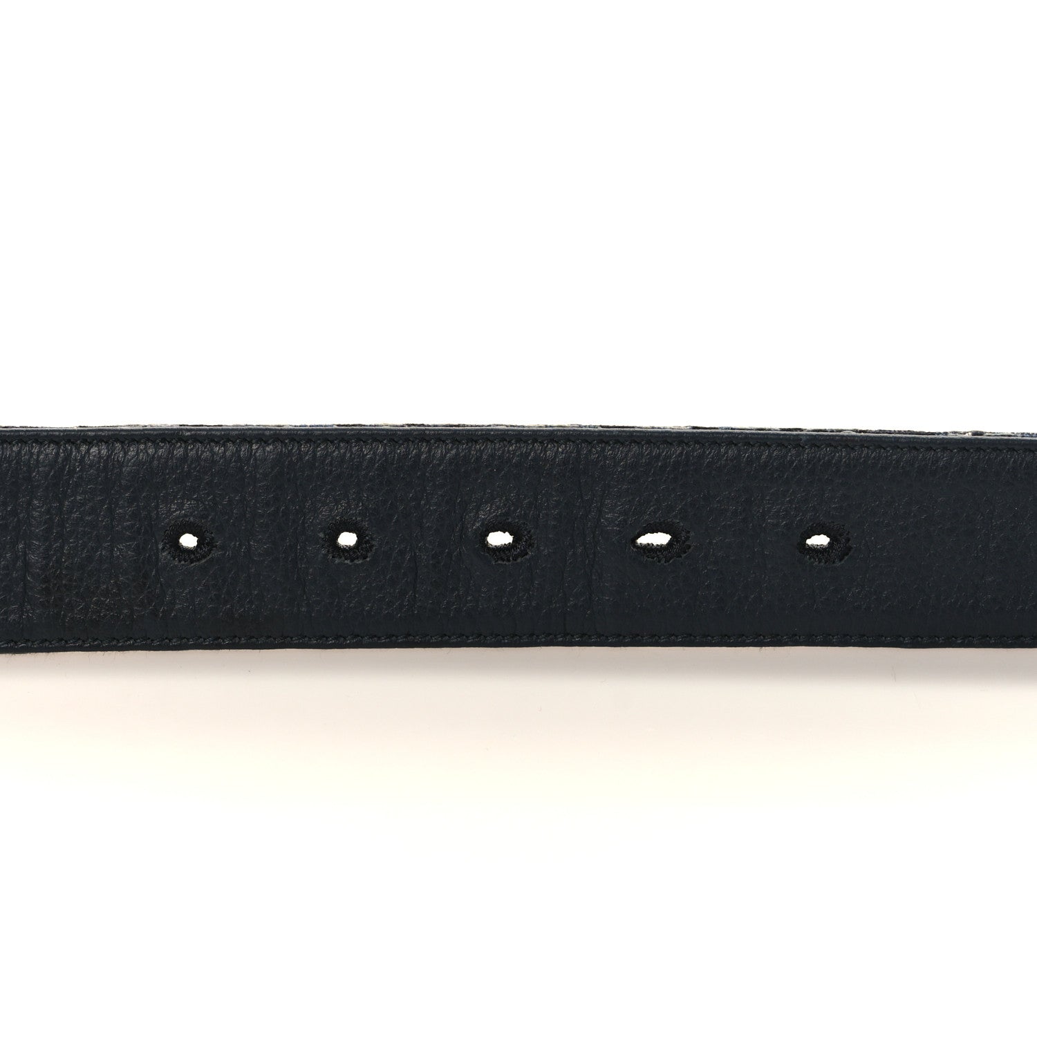 Christian Dior Oblique 35mm Belt 95 Blue Multi 4 of 5
