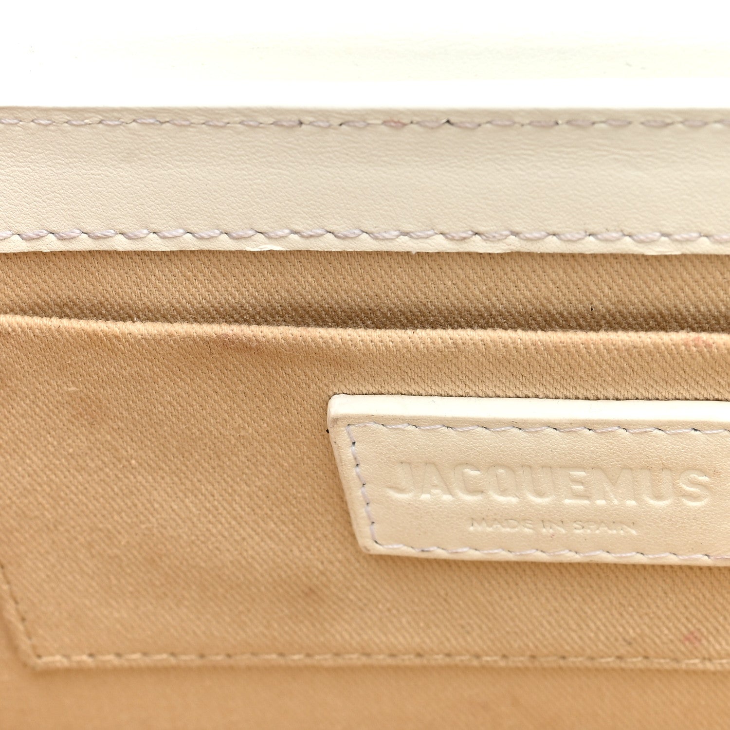 Jacquemus Smooth Calfskin Le Sac Rond White 10 of 10