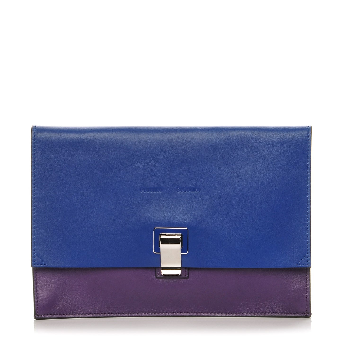 Lambskin Small Lunch Bag Clutch Royal Blue Veruca Salt