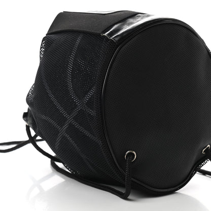 Chanel Rubber CC Basketball with Mesh Case Black Grey 5 of 9