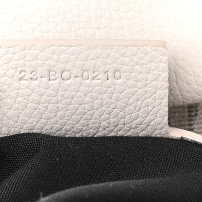 Christian Dior HOMME Oblique Jacquard Calfskin Mini Saddle Backpack Beige 7 of 10