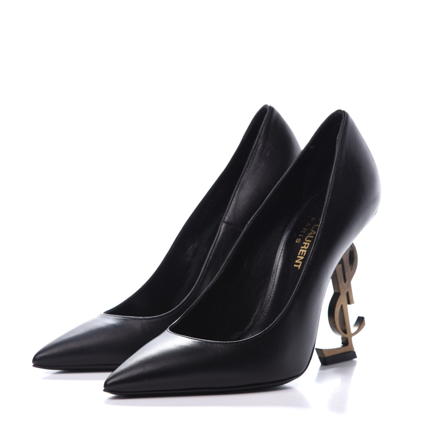 Calfskin Opyum 110 Pumps 35 Black Gold