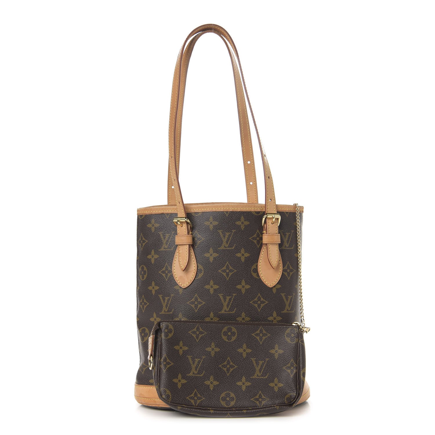 Louis Vuitton Monogram Petit Bucket 23 1 of 15