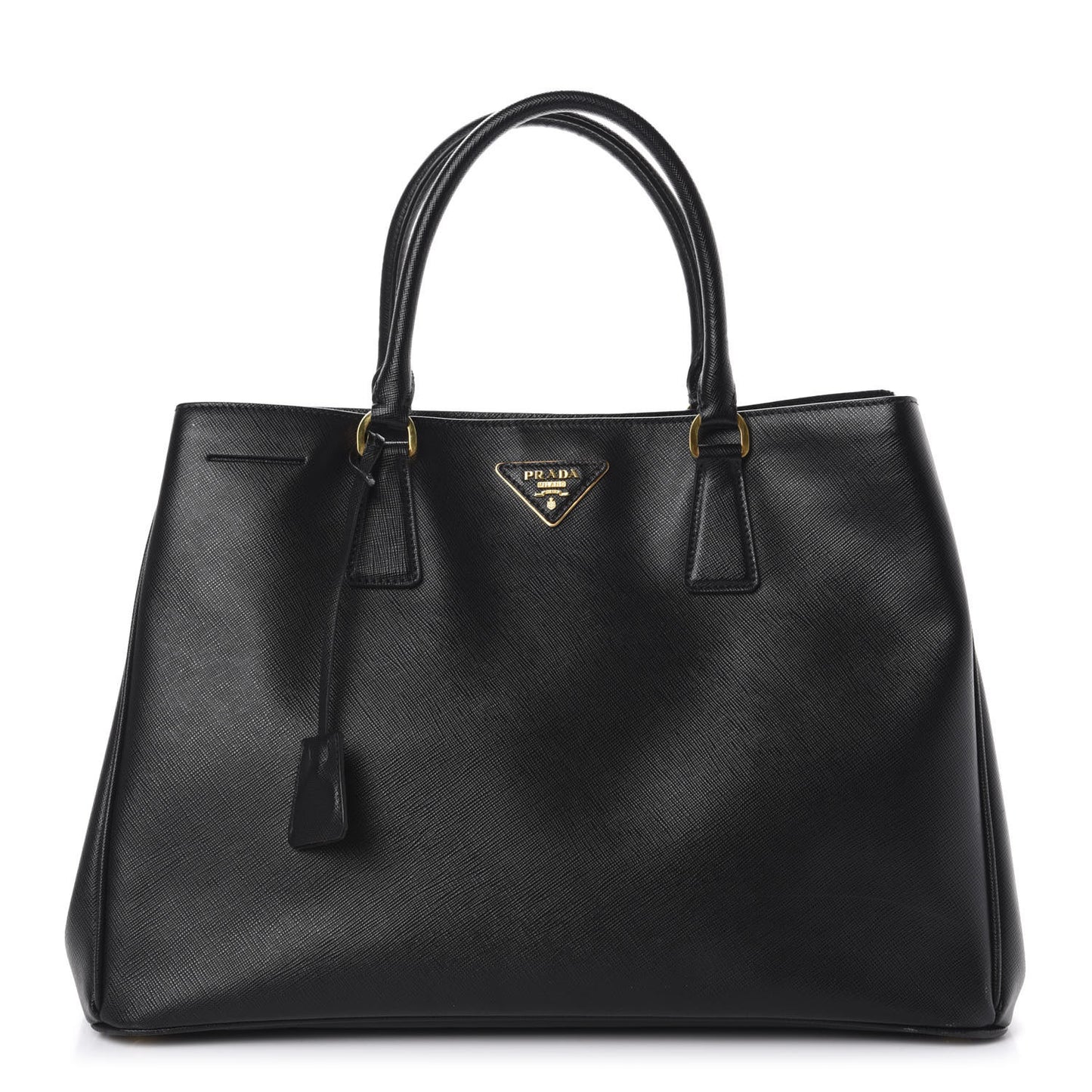 Saffiano Lux Large Tote Black