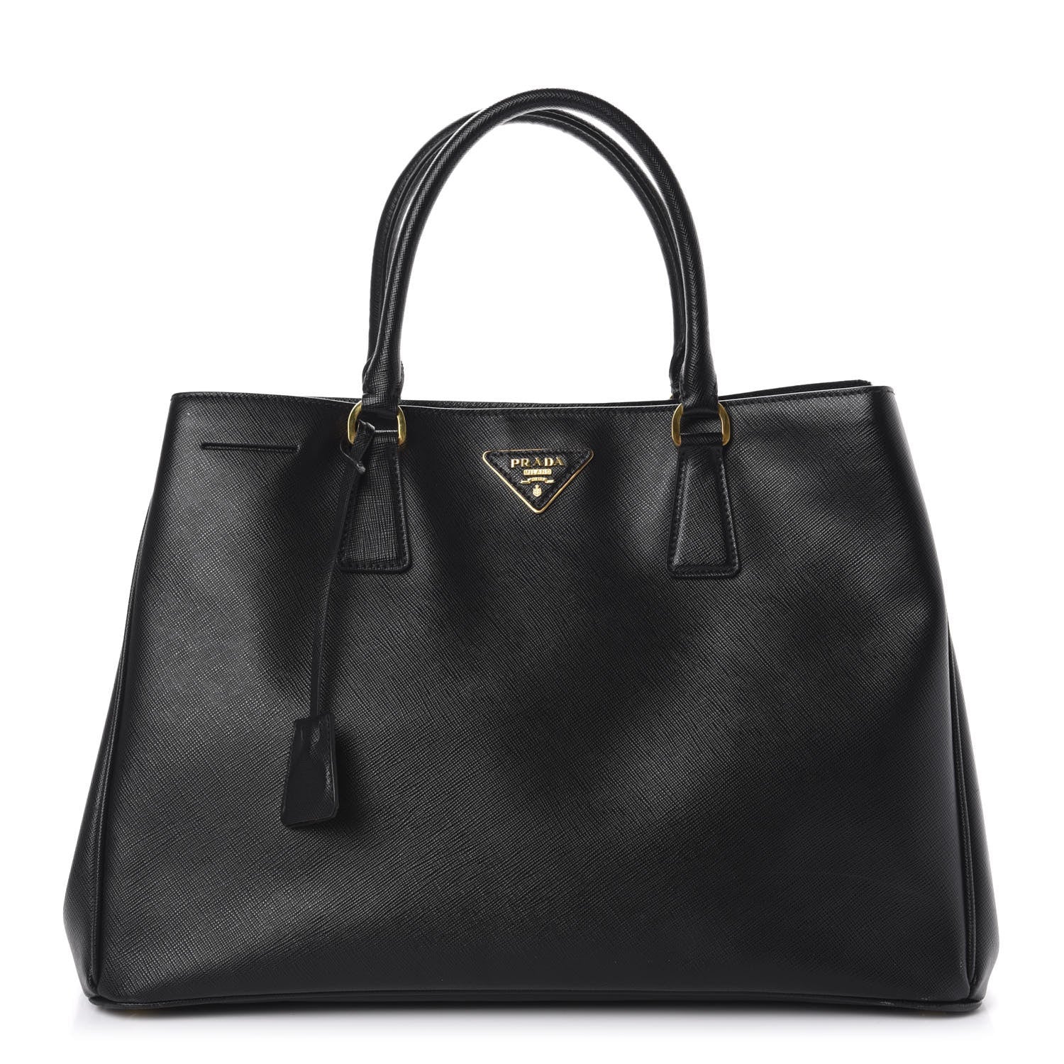 Prada Saffiano Lux Large Tote Black 1 of 10