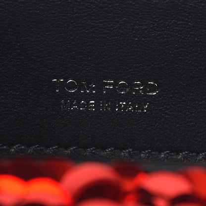 Tom Ford Sequin Kiss Large Natalia Bag Red 6 of 8