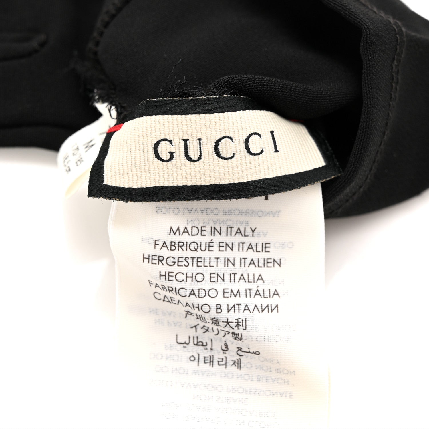 GUCCI 空箱6個セット Gucci Viscose Interlocking G Cady Gloves 7.5 Black 1866915