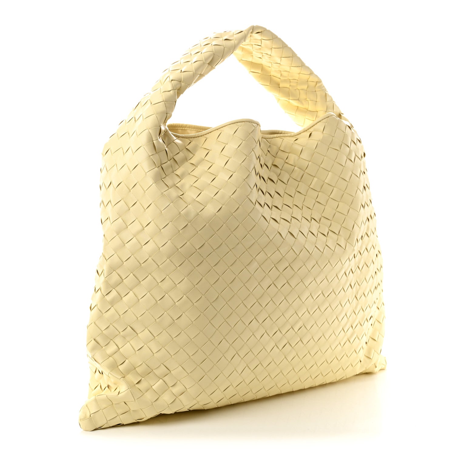 Bottega Veneta Calfskin Intrecciato Large Hop Camomile 3 of 10