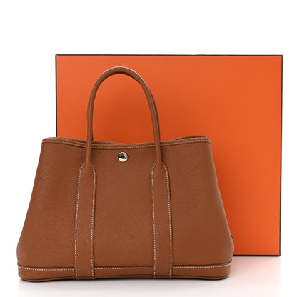 Hermes Vache Country Garden Party 30 TPM Gold 10 of 10