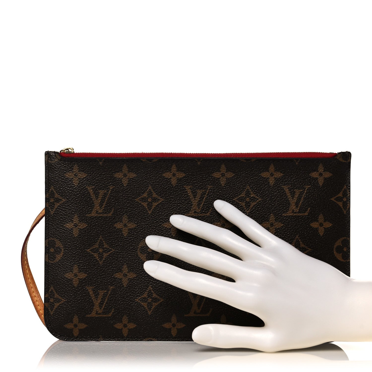 Louis Vuitton Monogram Neverfull MM GM Pochette Cherry 2 of 12