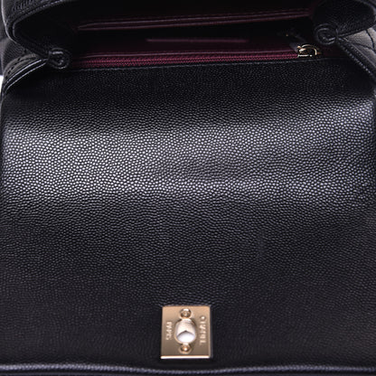 Chanel Caviar Quilted Extra Mini Coco Handle Flap Black 13 of 13