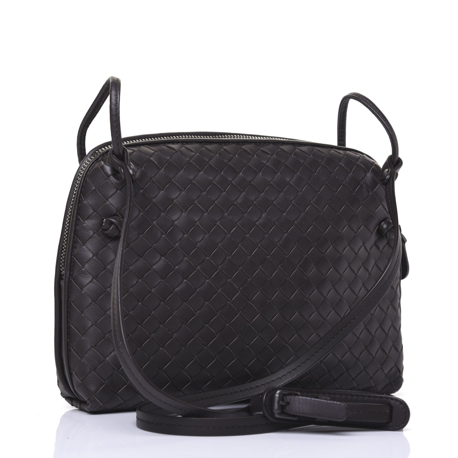 Bottega Veneta Nappa Intrecciato Nodini Bag Ebano 3 of 16