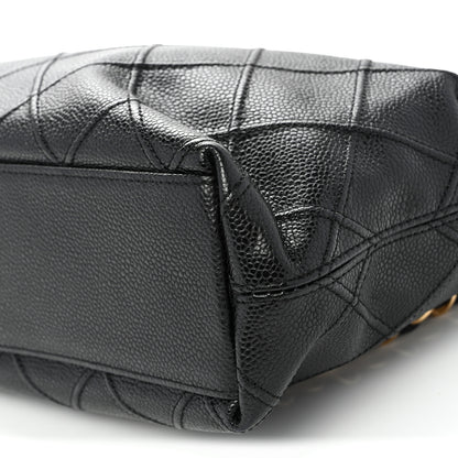 Chanel Caviar Diamond Quilted Flap Shoulder Bag Black 10 of 10
