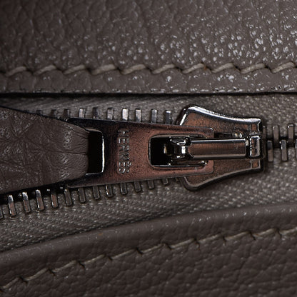 Hermes Taurillon Clemence Birkin 35 Gris Tourterelle 16 of 36