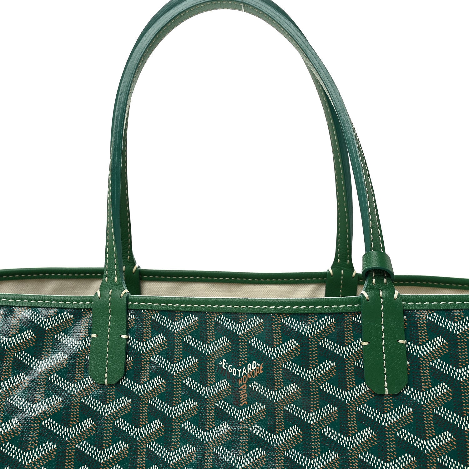 Goyard Goyardine Saint Louis PM Green 7 of 9